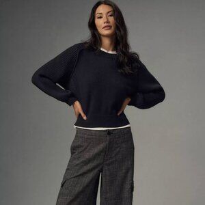 Pilcro Buckled Open-Back Sweater NWT